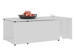 Mesa De Centro* Mesa de centro 150x50x35 cm derivados de madeira PT381450 Branco