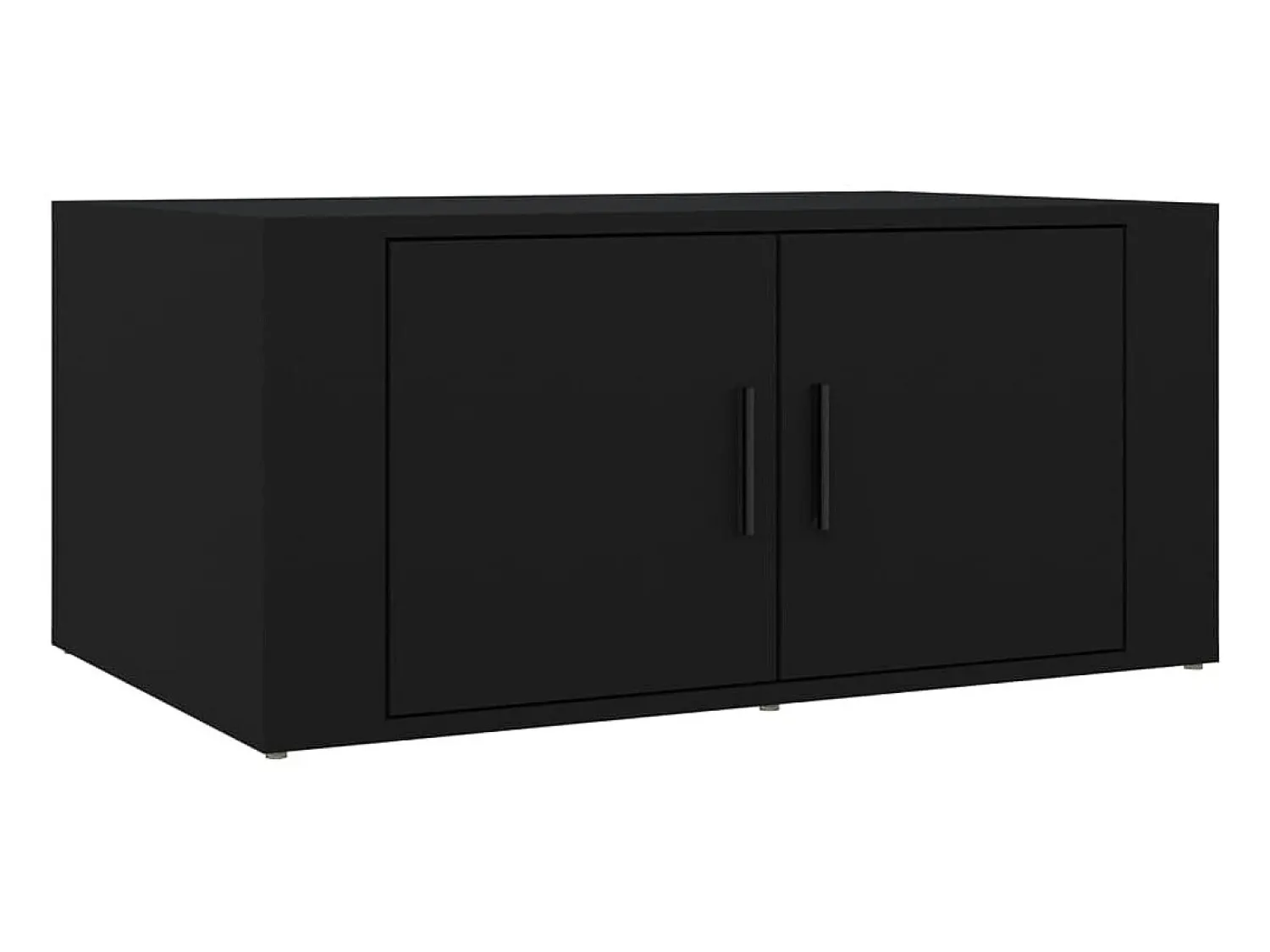 Mesa De Centro* Mesa de centro 80x50x36 cm derivados de madeira PT757555 Preto
