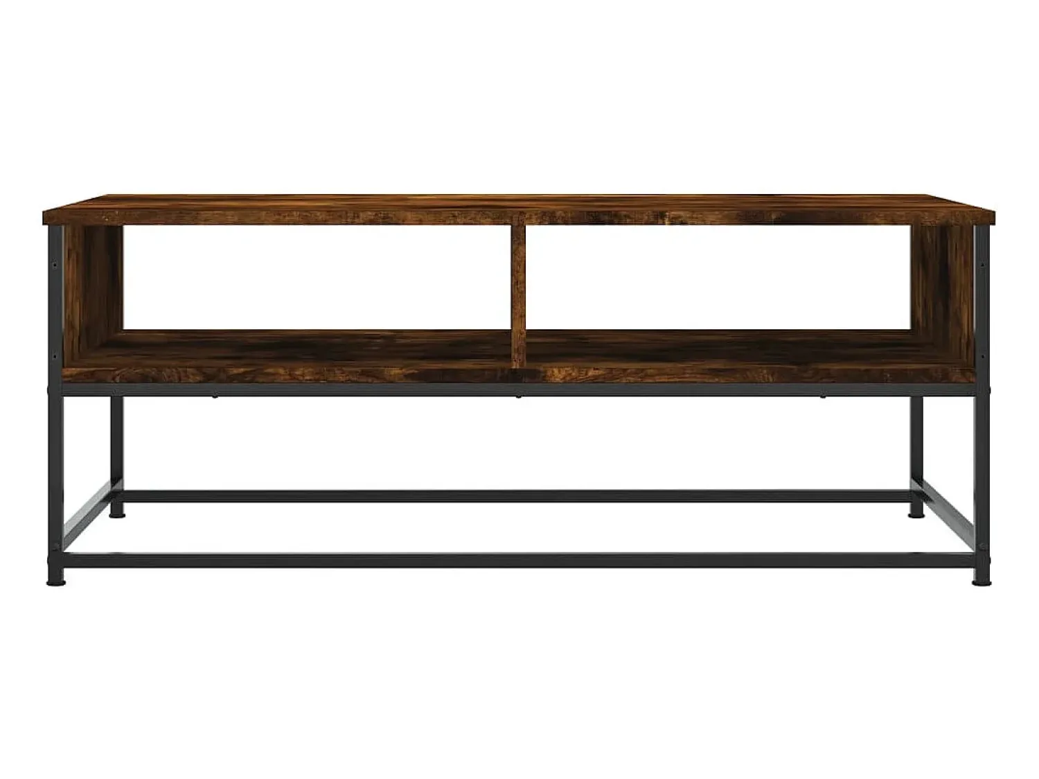 Mesa De Centro* Mesa de centro 100x51x40 cm derivados madeira carvalho fumado PT918451 Castanho
