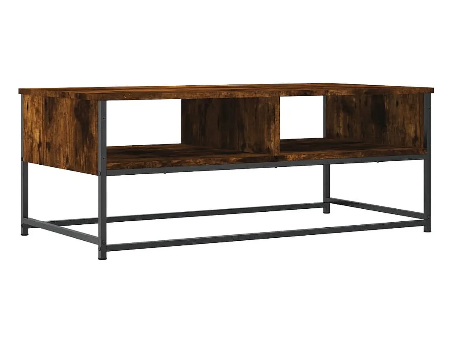 Mesa De Centro* Mesa de centro 100x51x40 cm derivados madeira carvalho fumado PT918451 Castanho