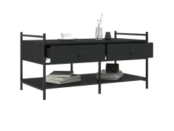 Mesa De Centro* Mesa de centro 99x50x50 cm derivados de madeira PT135199 Preto
