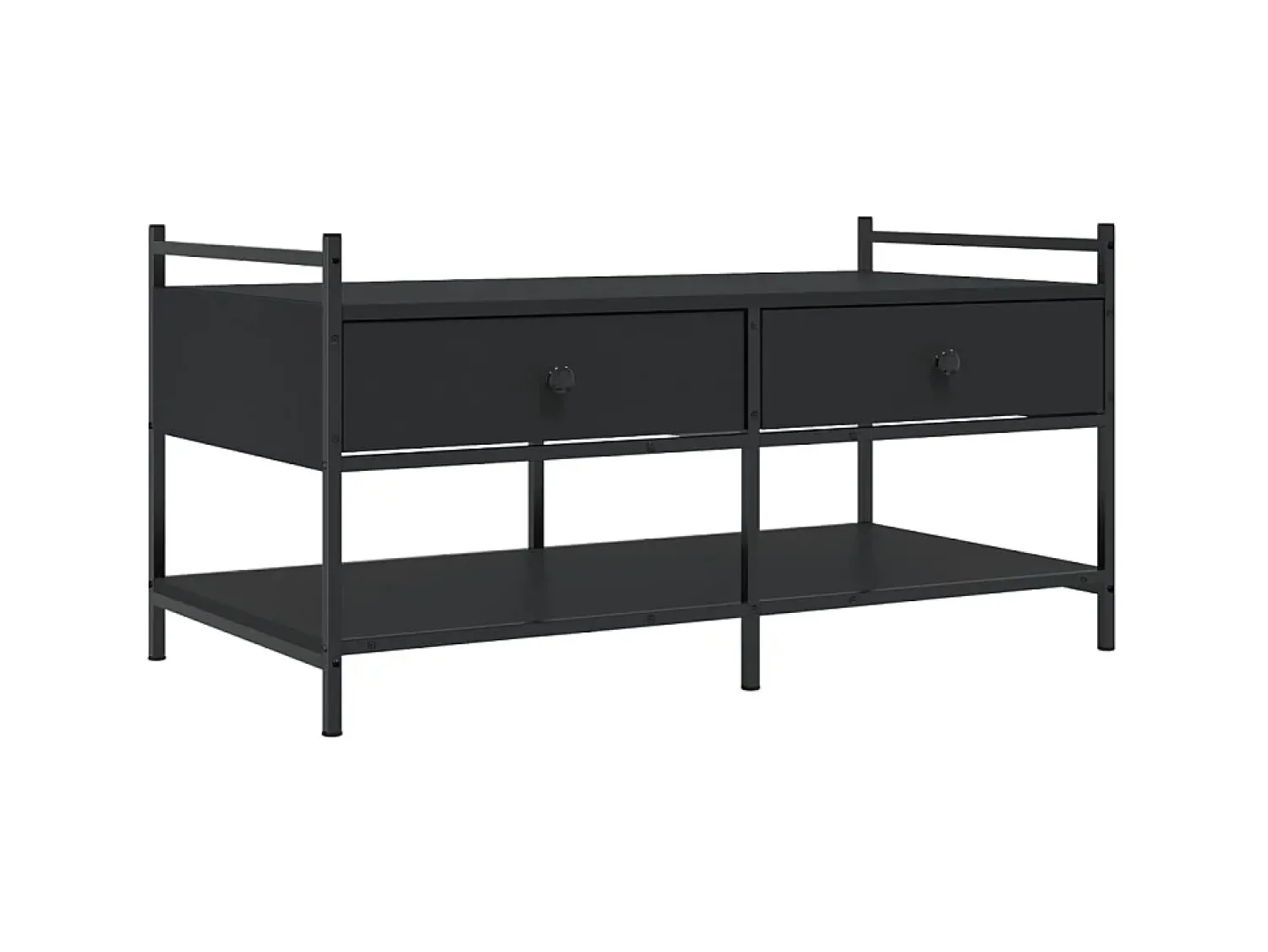 Mesa De Centro* Mesa de centro 99x50x50 cm derivados de madeira PT135199 Preto