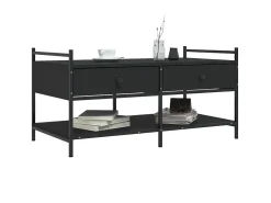Mesa De Centro* Mesa de centro 99x50x50 cm derivados de madeira PT135199 Preto
