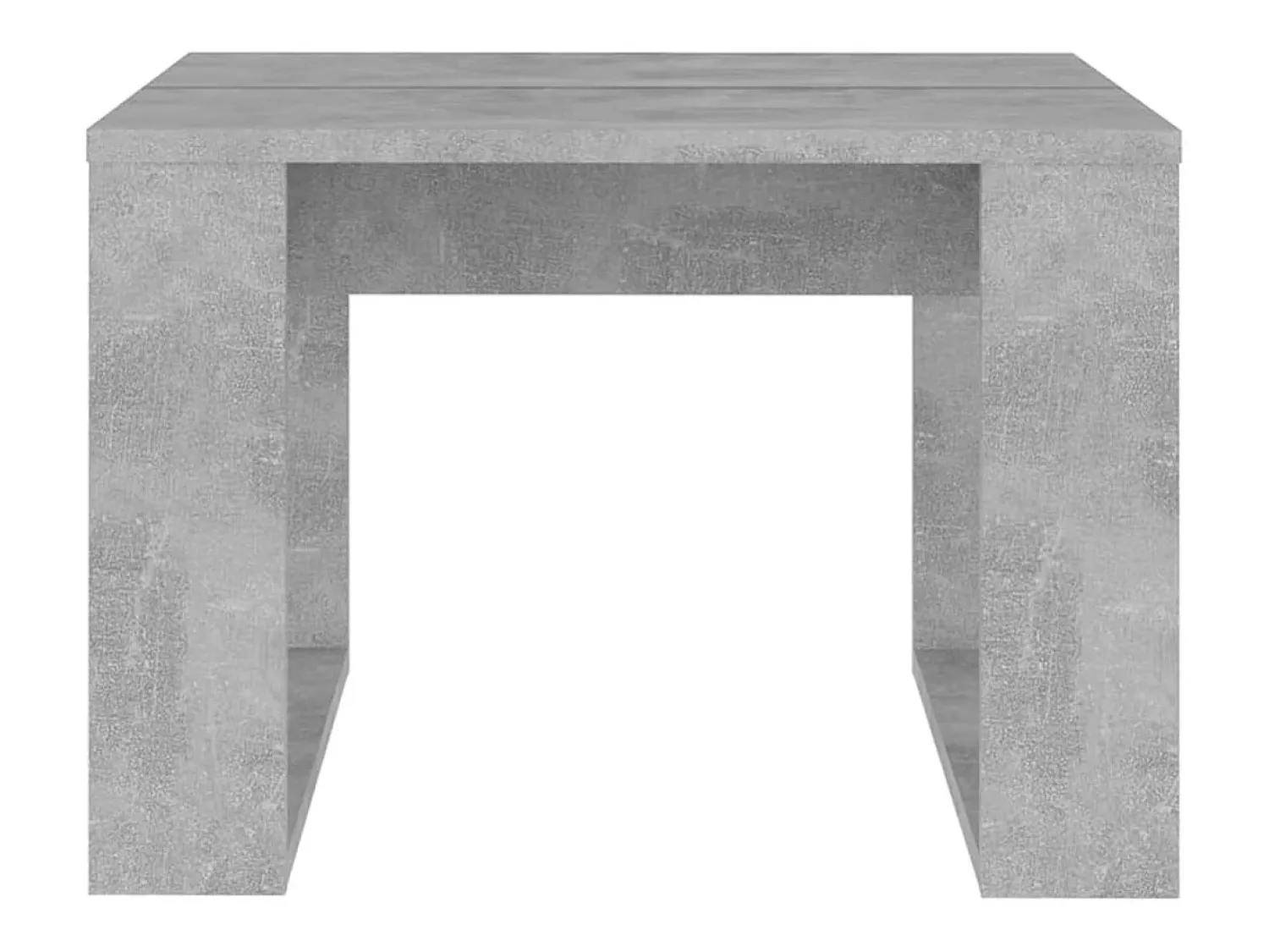 Mesa de centro 50x50x35 cm derivados de madeira cimento PT683786^ Mesa De Centro