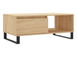 Mesa De Centro*vidaxl Mesa de centro 90x50x36,5 cm derivados madeira carvalho sonoma Natural claro