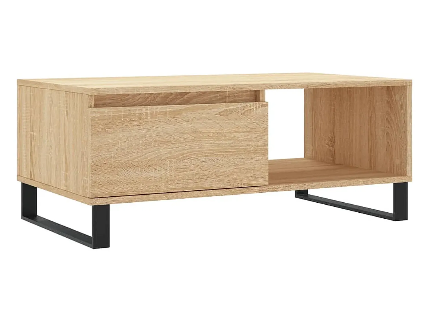 Mesa De Centro*vidaxl Mesa de centro 90x50x36,5 cm derivados madeira carvalho sonoma Natural claro
