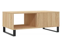 Mesa De Centro*vidaxl Mesa de centro 90x50x36,5 cm derivados madeira carvalho sonoma Natural claro