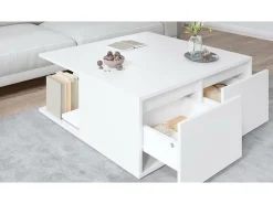 vidaxl Mesa de centro 80x80x31 cm derivados de madeira^ Mesa De Centro