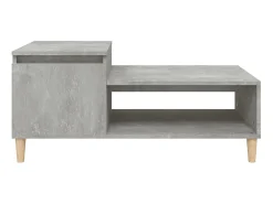 Mesa De Centro* Mesa de centro 100x50x45 cm derivados madeira cimento PT556276 Cinzento