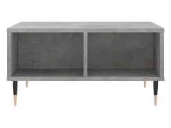 Discount vidaxl Mesa de centro 60x60x30 cm derivados de madeira cinza cimento Cinzento claro