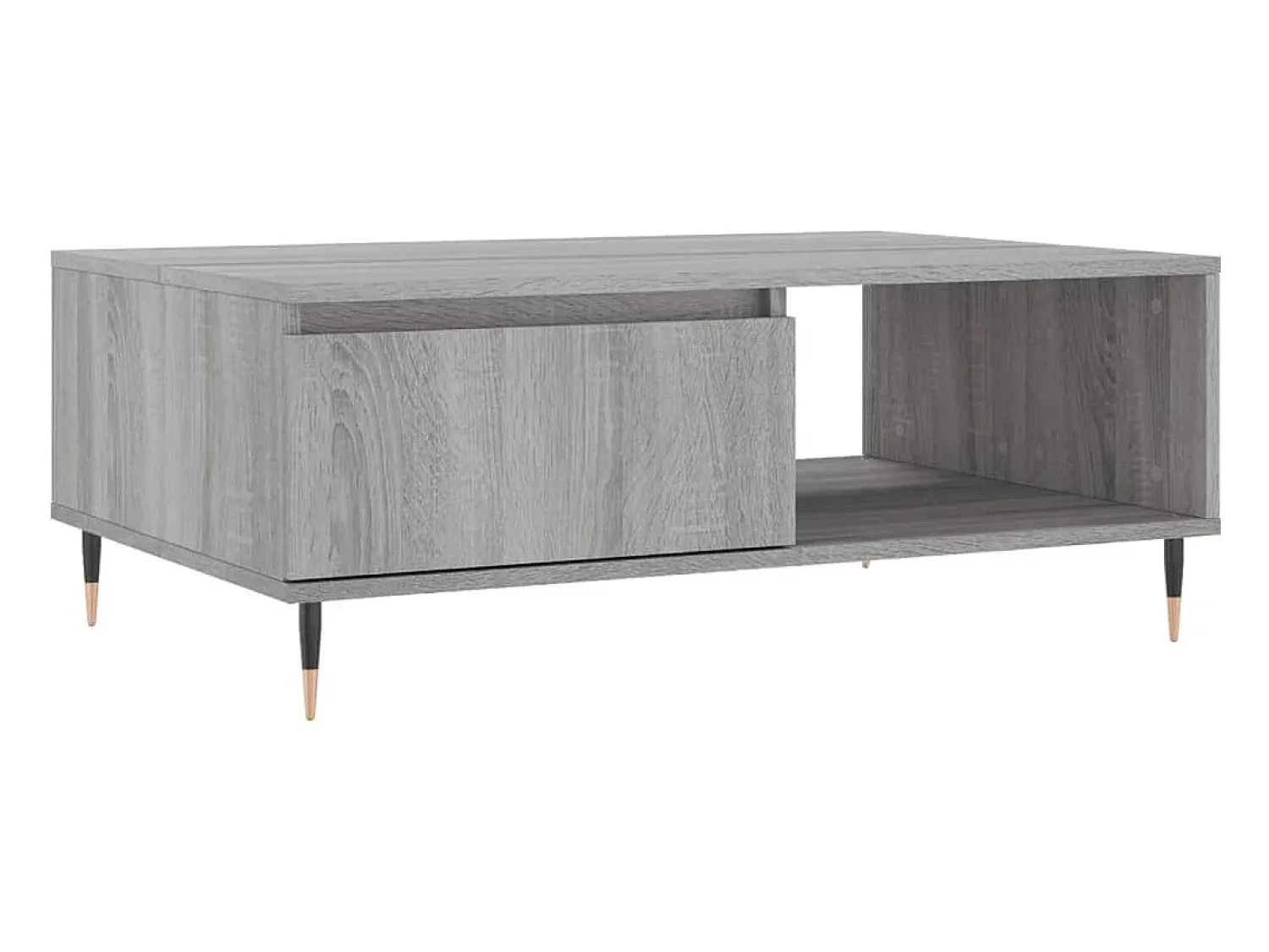 vidaxl Mesa de centro 90x60x35 cm derivados de madeira sonoma^ Mesa De Centro