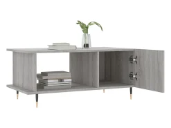 Mesa De Centro*vidaxl Mesa de centro 90x50x40 cm derivados de madeira sonoma Cinzento