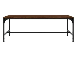 Mesa De Centro| Mesa de centro 100x50x35 cm derivados madeira carvalho PT588731 Castanho