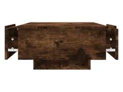 vidaxl Mesa de centro 90x60x31 cm derivados de madeira carvalho fumado^ Mesa De Centro