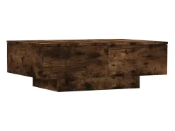 vidaxl Mesa de centro 90x60x31 cm derivados de madeira carvalho fumado^ Mesa De Centro