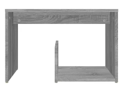 Mesa De Centro* Mesa de centro 59x36x38 cm derivados de madeira sonoma PT673589 Cinzento