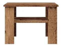 Mesa De Centro|vidaxl Mesa de centro 60x60x42 cm derivados de madeira madeira velha Natural claro