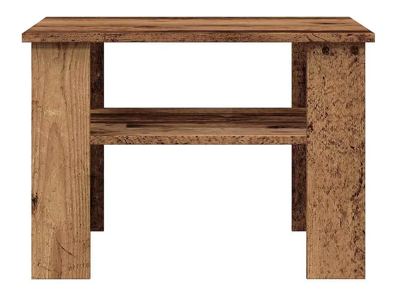 Mesa De Centro|vidaxl Mesa de centro 60x60x42 cm derivados de madeira madeira velha Natural claro