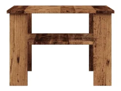 Mesa De Centro|vidaxl Mesa de centro 60x60x42 cm derivados de madeira madeira velha Natural claro