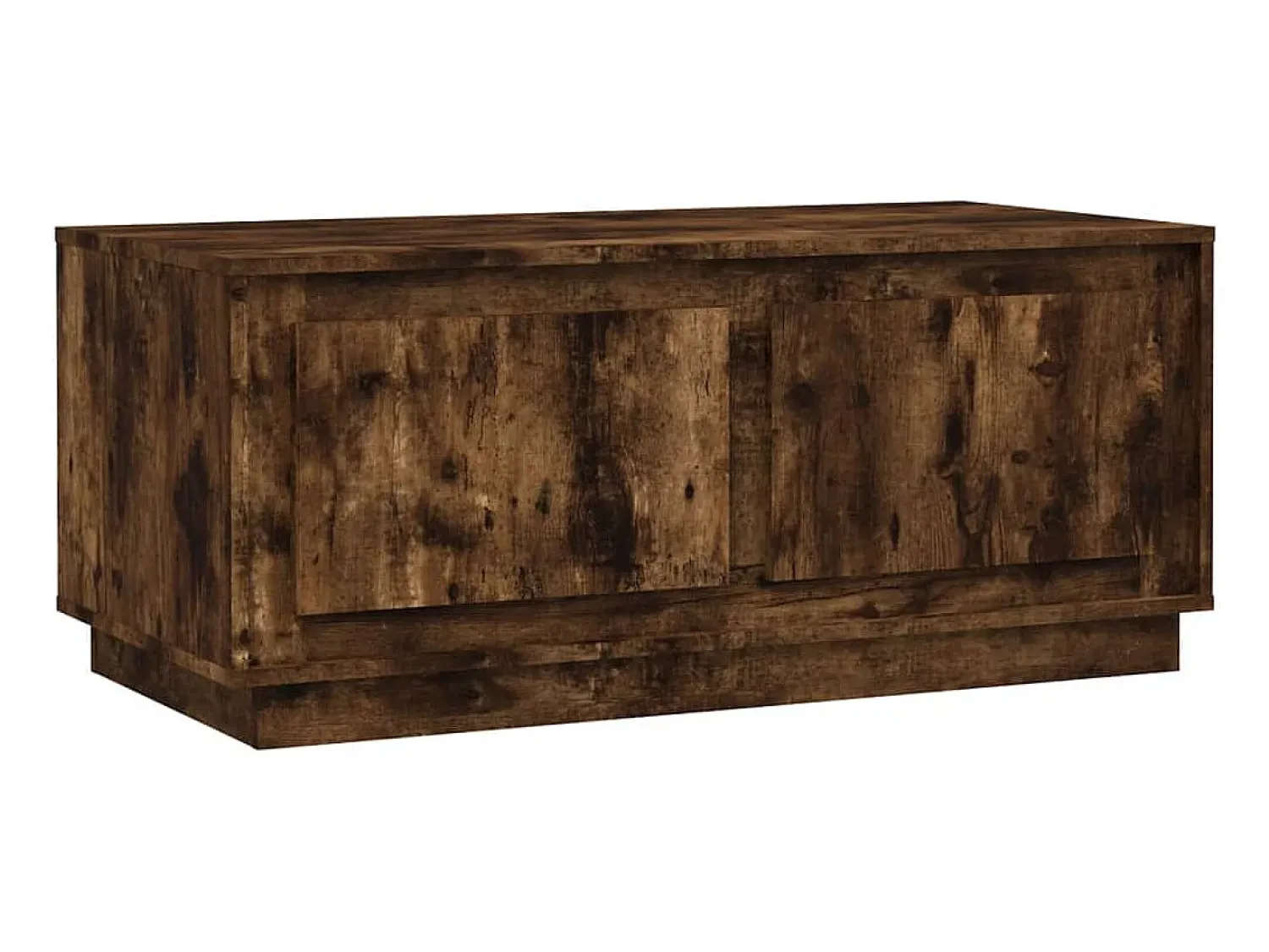 vidaxl Mesa de centro 102x50x44 cm derivados madeira carvalho fumado^ Mesa De Centro