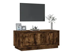 vidaxl Mesa de centro 102x50x44 cm derivados madeira carvalho fumado^ Mesa De Centro