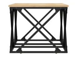 Mesa De Centro|vidaxl Mesa de centro 100x49x40 cm derivados madeira carvalho sonoma Castanho