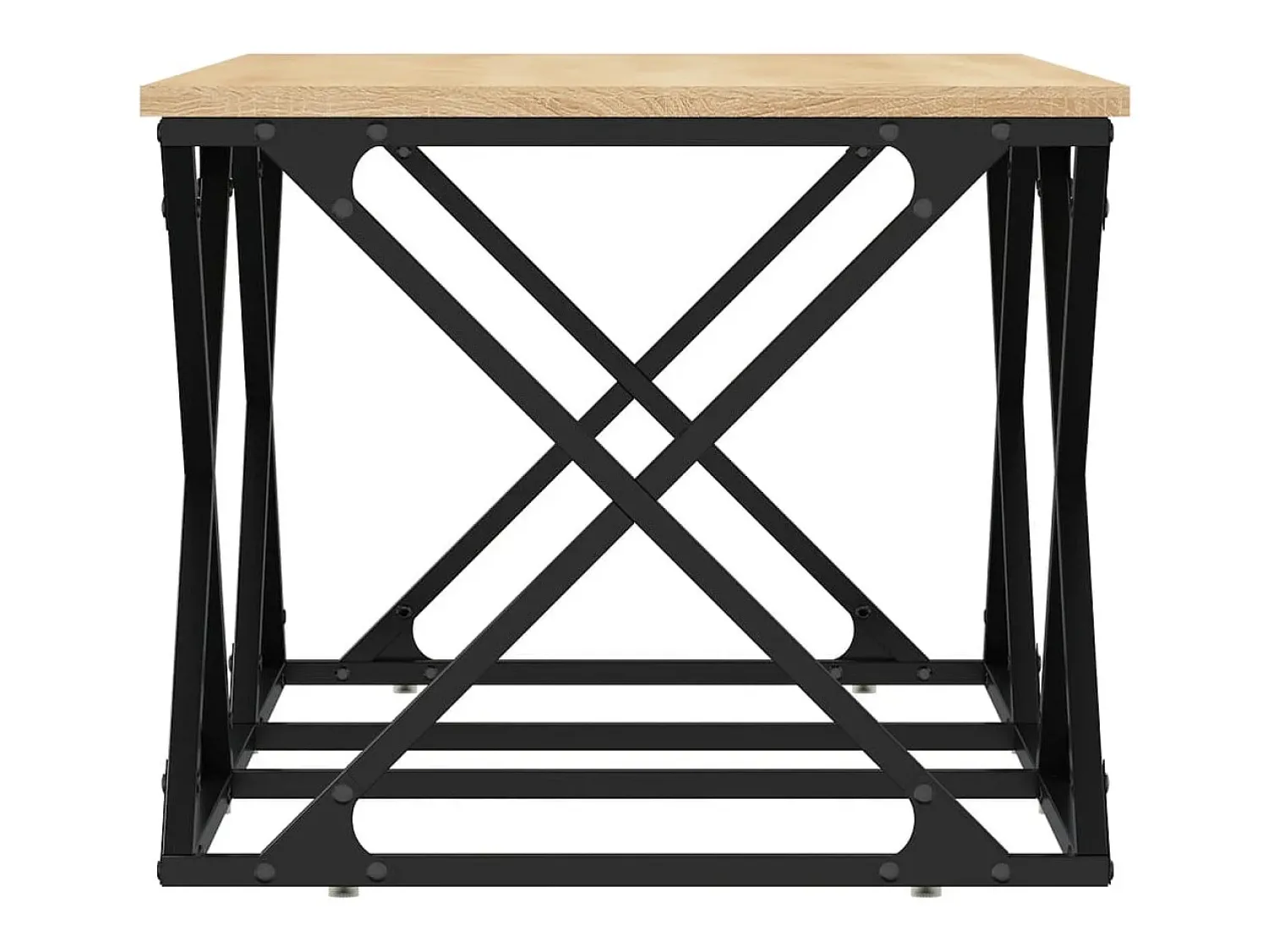 Mesa De Centro|vidaxl Mesa de centro 100x49x40 cm derivados madeira carvalho sonoma Castanho