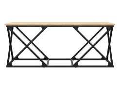 Mesa De Centro|vidaxl Mesa de centro 100x49x40 cm derivados madeira carvalho sonoma Castanho
