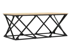 Mesa De Centro|vidaxl Mesa de centro 100x49x40 cm derivados madeira carvalho sonoma Castanho