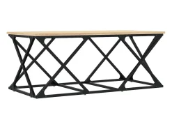 Mesa De Centro|vidaxl Mesa de centro 100x49x40 cm derivados madeira carvalho sonoma Castanho