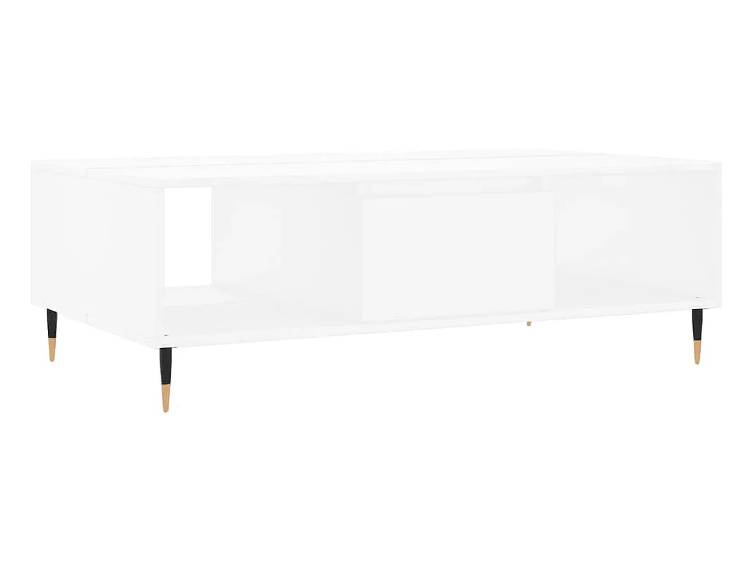 Mesa De Centro| Mesa de centro 104x60x35 cm derivados de madeira PT303871 Branco