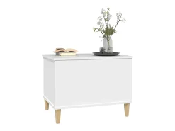 New Mesa de centro 60x44,5x45 cm derivados de madeira PT641911 Branco