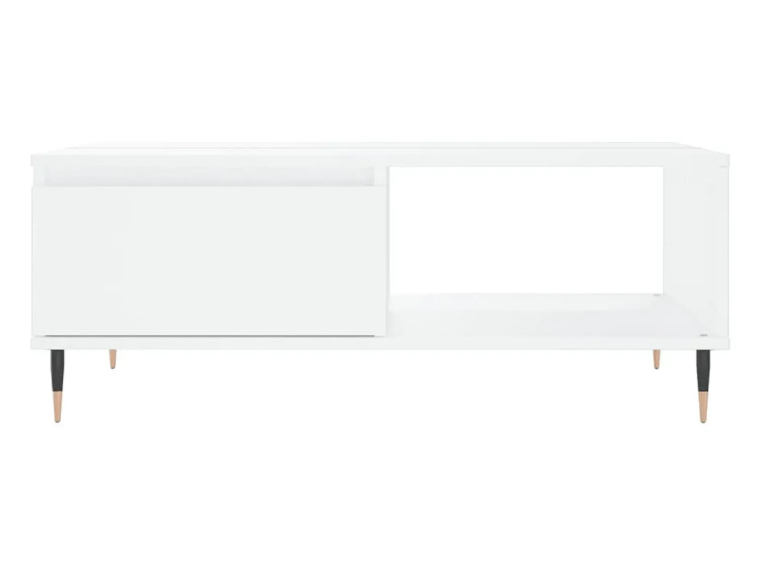 New Mesa de centro 90x60x35 cm derivados de madeira PT228540 Branco