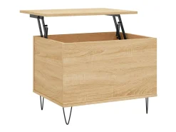 Discount Mesa de centro 60x44,5x45 cm derivados madeira carvalho sonoma PT661927 Castanho