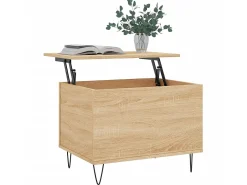 Discount Mesa de centro 60x44,5x45 cm derivados madeira carvalho sonoma PT661927 Castanho