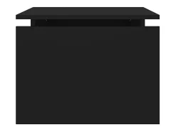 Mesa De Centro|vidaxl Mesa de centro 68x50x38 cm derivados de madeira Preto