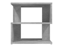 Mesa De Centro| Mesa de centro 40x40x40 cm derivados de madeira cimento PT240279 Cinzento
