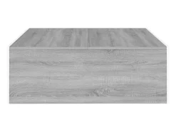 Sale vidaxl Mesa de centro 100x100x35 cm derivados de madeira cinza sonoma Cinzento