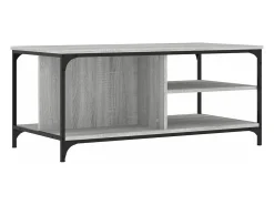 vidaxl Mesa de centro 100x50x45 cm derivados madeira sonoma^ Mesa De Centro