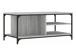 vidaxl Mesa de centro 100x50x45 cm derivados madeira sonoma^ Mesa De Centro