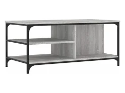 vidaxl Mesa de centro 100x50x45 cm derivados madeira sonoma^ Mesa De Centro
