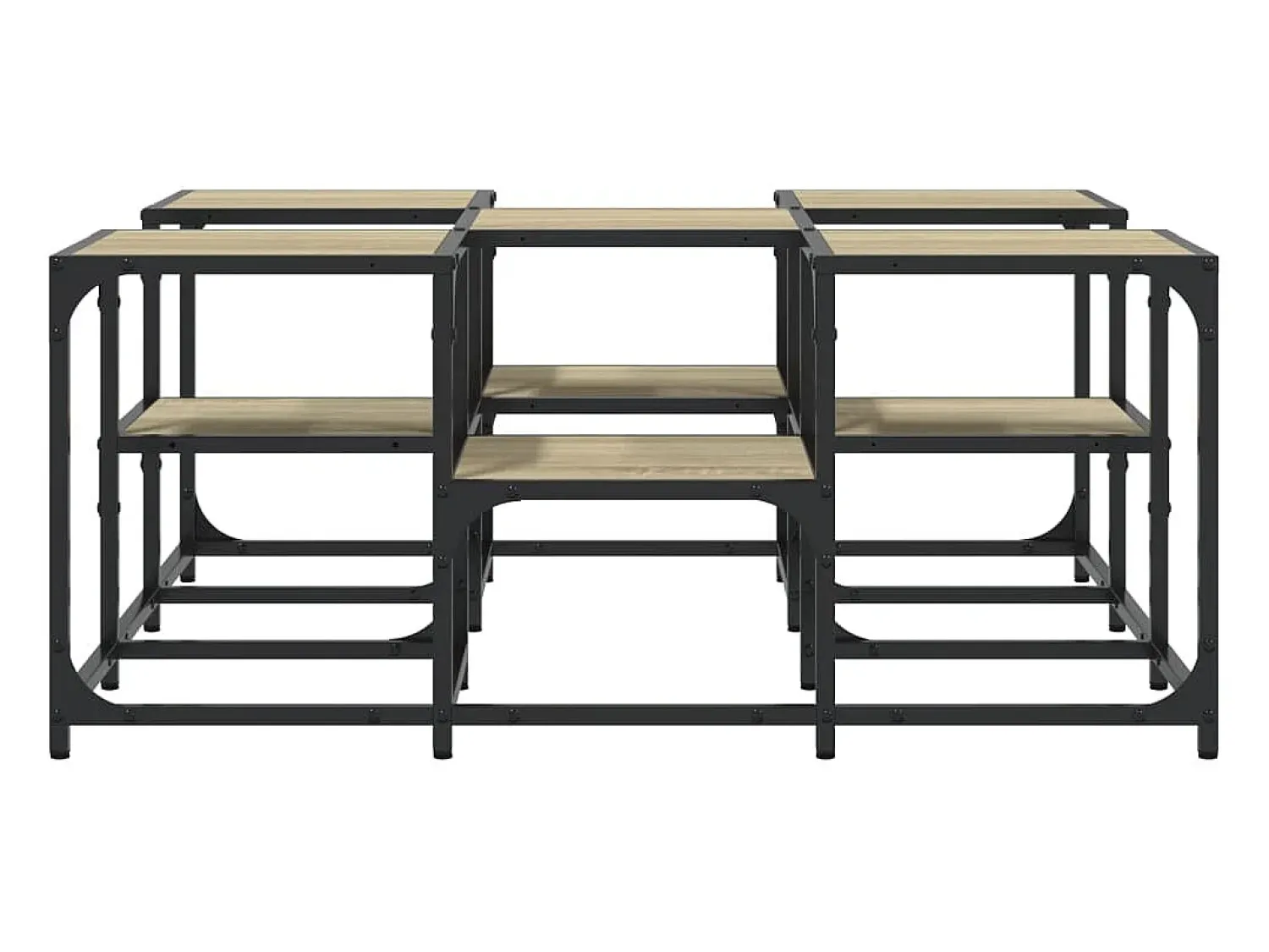 Best vidaxl Mesa de centro 91x91x40 cm derivados de madeira carvalho sonoma Natural claro