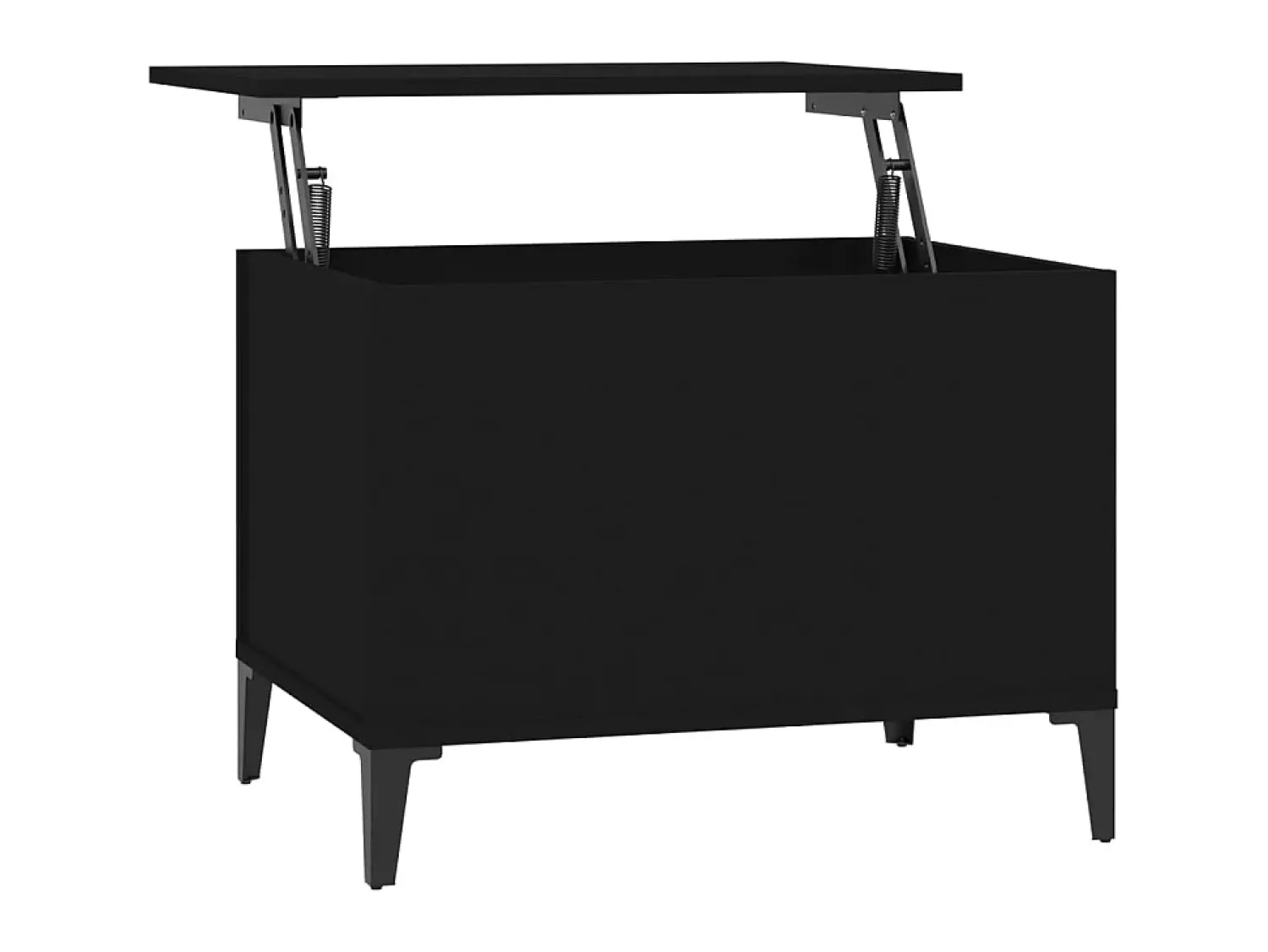 Online Mesa de centro 60x44,5x45 cm derivados de madeira PT495632 Preto