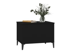 Online Mesa de centro 60x44,5x45 cm derivados de madeira PT495632 Preto
