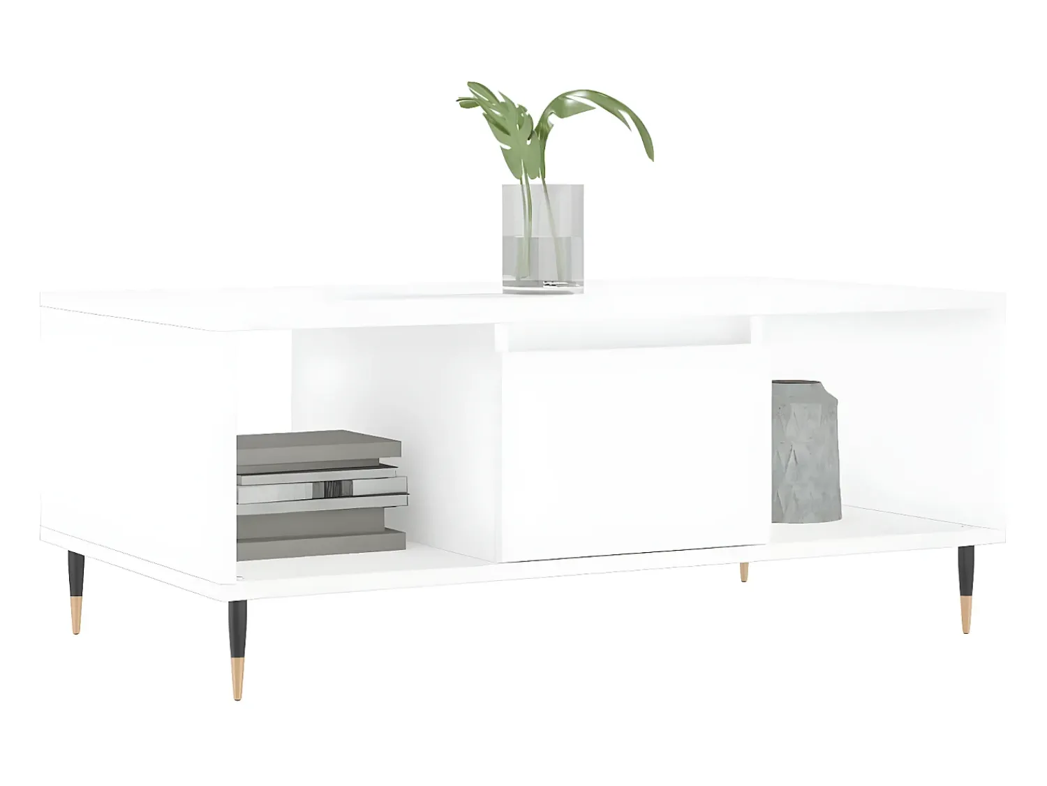 Mesa de centro 90x50x36,5 cm derivados de madeira PT820000^ Mesa De Centro