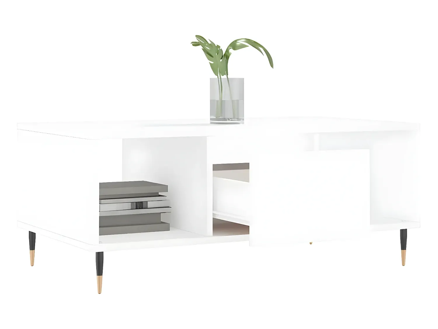 Mesa de centro 90x50x36,5 cm derivados de madeira PT820000^ Mesa De Centro