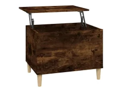 Online vidaxl Mesa de centro 60x44,5x45 cm derivados madeira carvalho fumado Natural claro