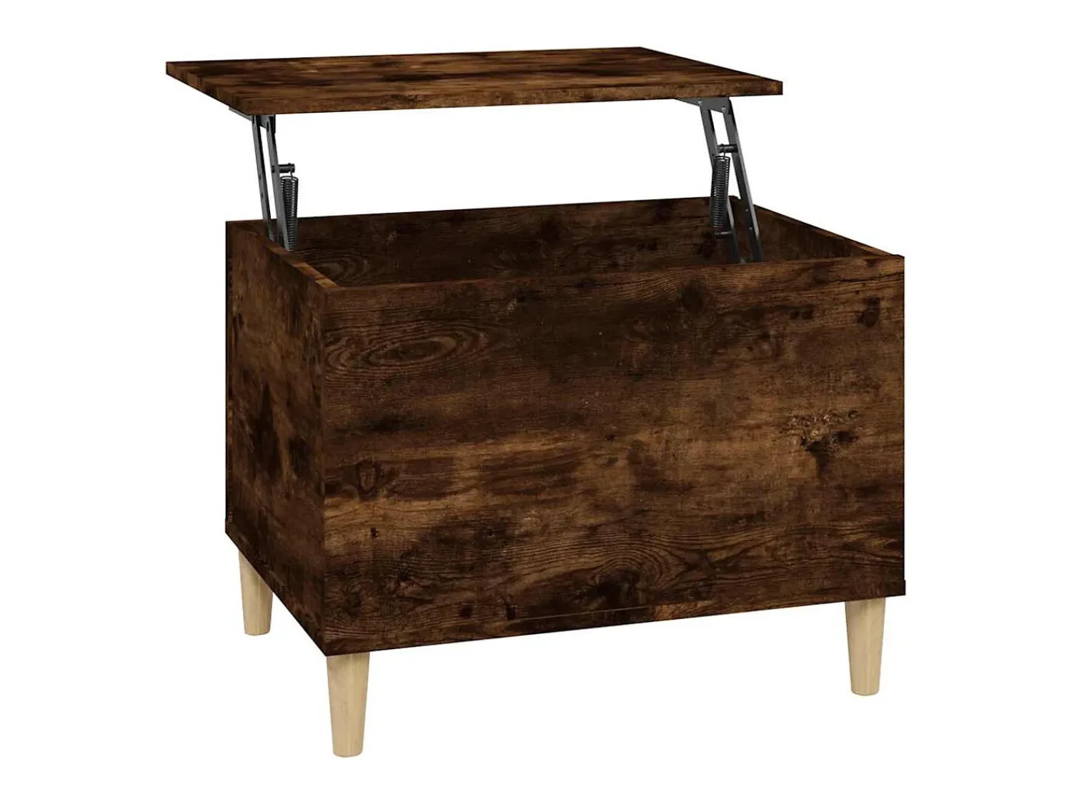 Online vidaxl Mesa de centro 60x44,5x45 cm derivados madeira carvalho fumado Natural claro