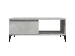 Mesa De Centro* Mesa de centro 90x50x36,5 cm derivados madeira cimento PT886601 Cinzento