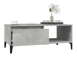 Mesa De Centro* Mesa de centro 90x50x36,5 cm derivados madeira cimento PT886601 Cinzento